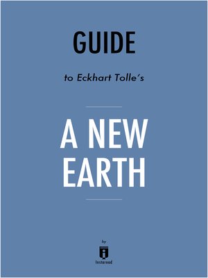 cover image of Guide to Eckhart Tolle's A New Earth by Instaread